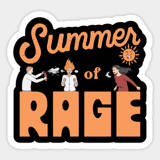 Summer of rage Sticker